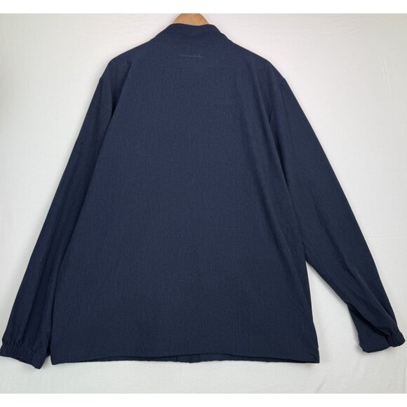 TRAVIS MATHEW Texas Patch Mens Full Zip Jacket Lightweight Heathered Blue Sz XXL - Picture 4 of 15